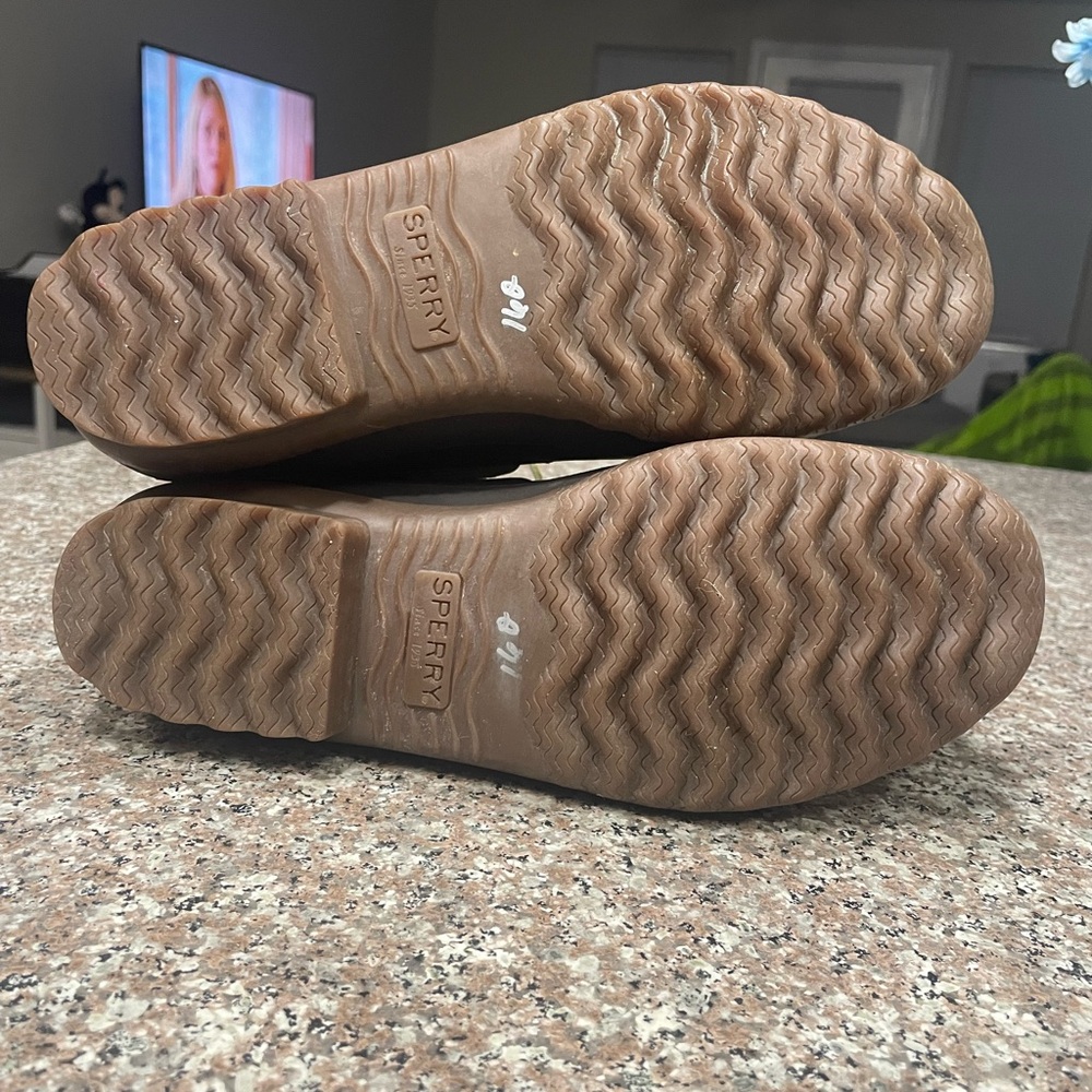 Sperry Brown and Black Duck Boots - Picture 5 of 5